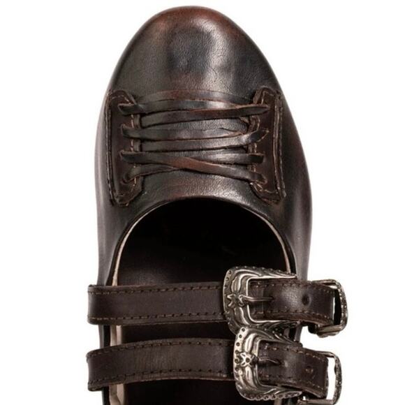 Freebird Bentley Mary Jane Flats Size 7 Western Boho - Picture 8 of 12